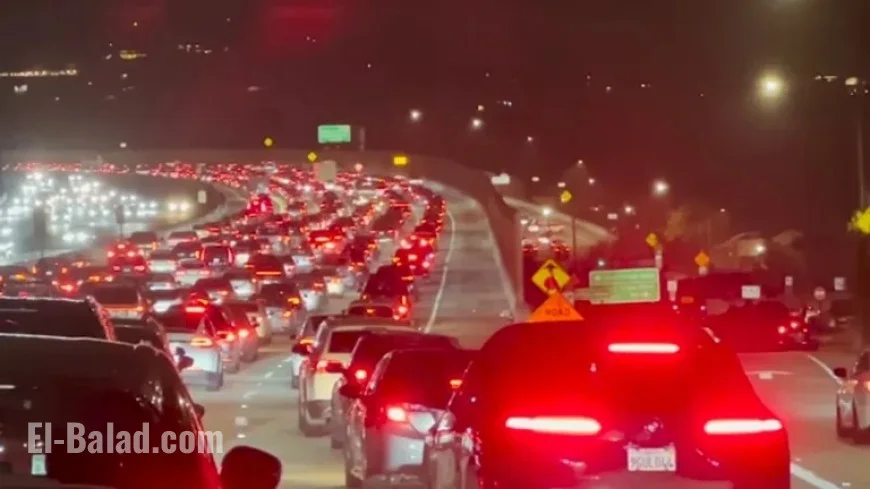 Southern California Freeways Face Delays as Holiday Travel Surge Hits