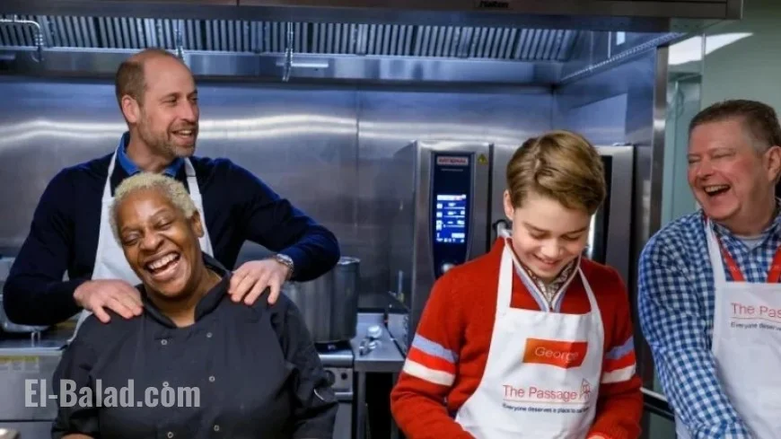 Prince William and Son George Honor Diana’s Legacy at Homeless Shelter