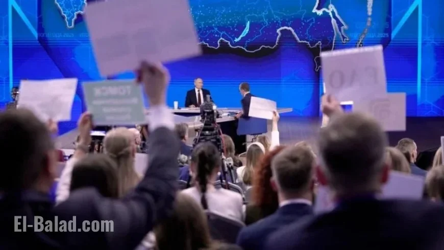 Putin Reflects with Frustration at Year-End Press Conference