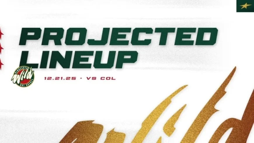 Wild vs. Avalanche: Projected NHL Lineup Released