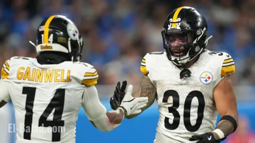 Steelers Triumph in Thrilling 29-24 Victory Over Lions