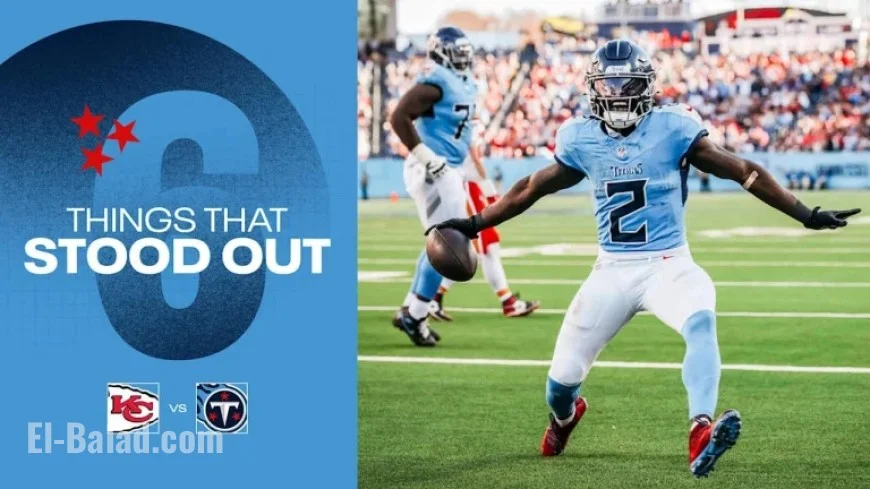 Key Takeaways from Titans’ Triumph Over Chiefs on Sunday