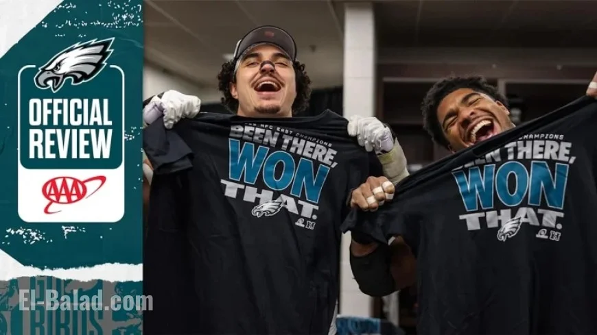 Eagles Celebrate NFC East Championship Victory
