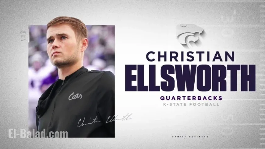 K-State Appoints Christian Ellsworth as New Quarterbacks Coach