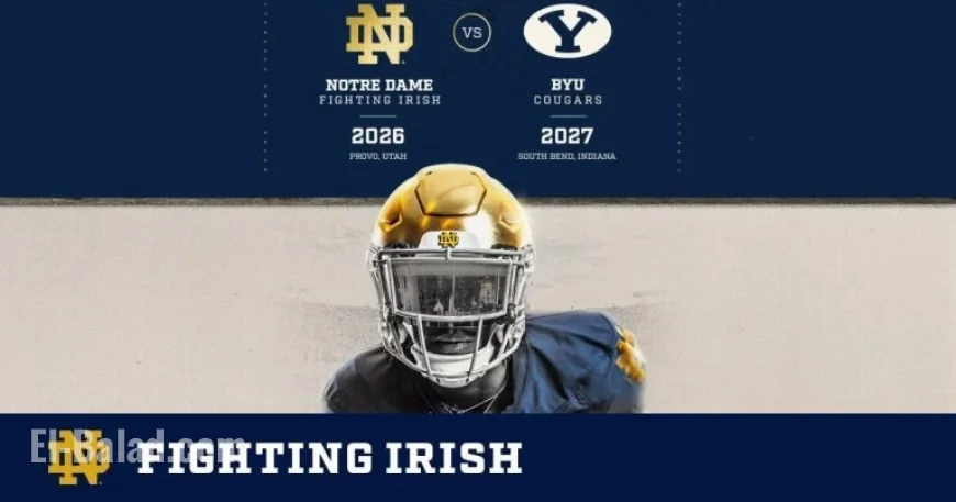 Notre Dame Football Confirms BYU Series on Official Athletics Website