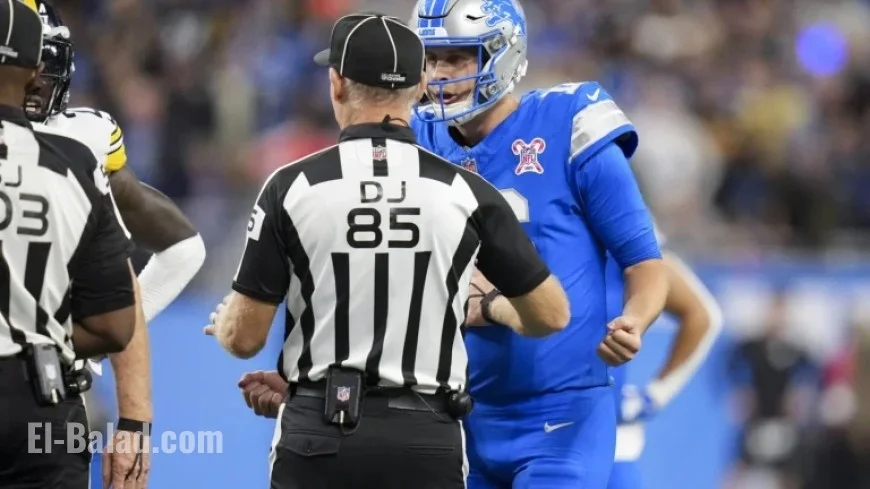 Jared Goff Urges Lions to Avoid Blaming Refs for Losses