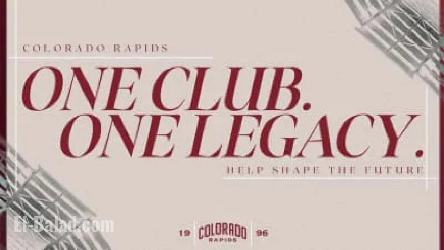 Colorado Rapids Unveil Ambitious ‘One Club, One Legacy’ Initiative