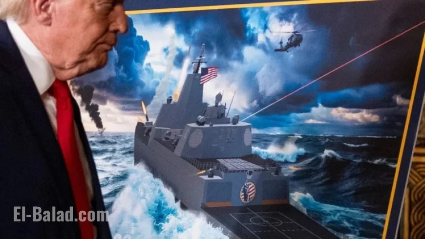 Trump Unveils Plans for New Navy Battleship