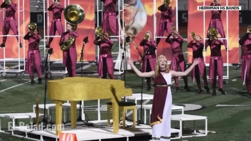 Musician Surprises Herriman High School Marching Band During Tour