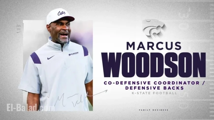 Marcus Woodson Appointed K-State’s Co-Defensive Coordinator