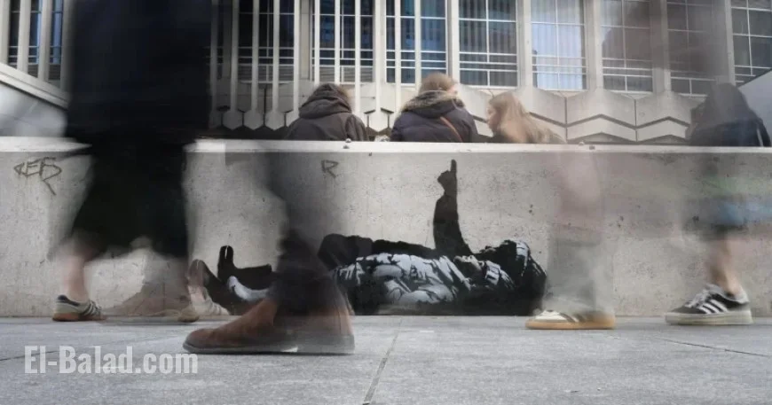 Banksy Reveals New Artwork in London