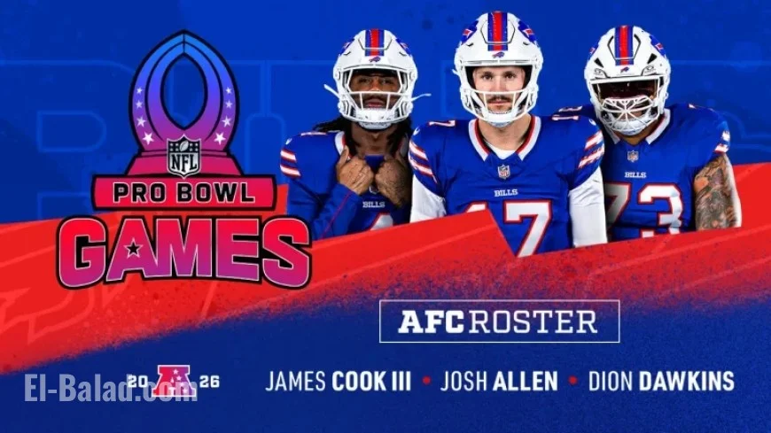 Bills’ Allen, Cook, Dawkins Earn Spots on 2026 NFL Pro Bowl Roster