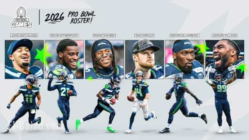 Six Seahawks Earn Spots in 2026 Pro Bowl Games