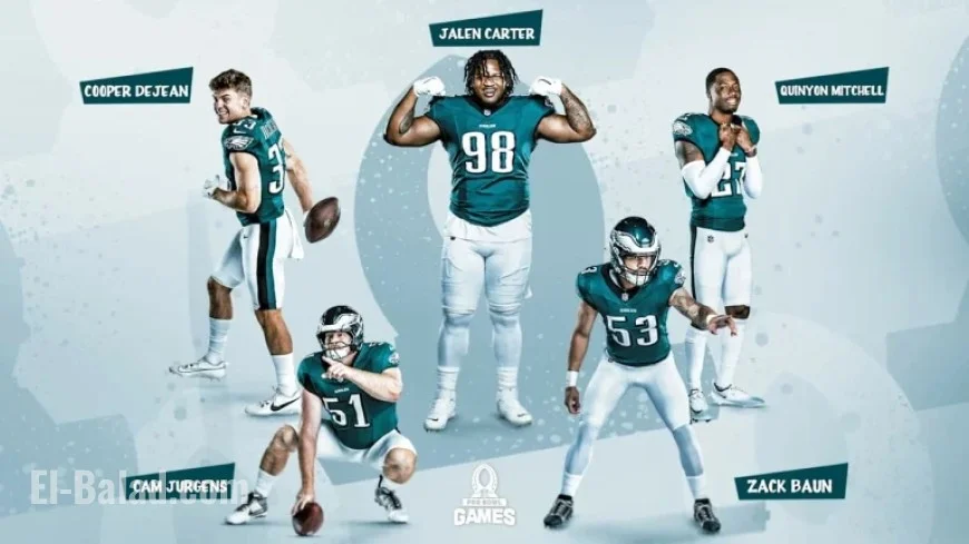 Five Eagles Selected for 2026 Pro Bowl Games