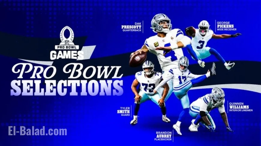 Dak, Pickens Lead Five Cowboys Named to Pro Bowl