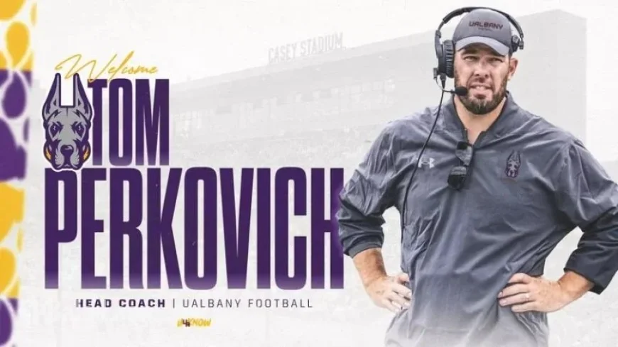 UAlbany Appoints Tom Perkovich as New Head Football Coach