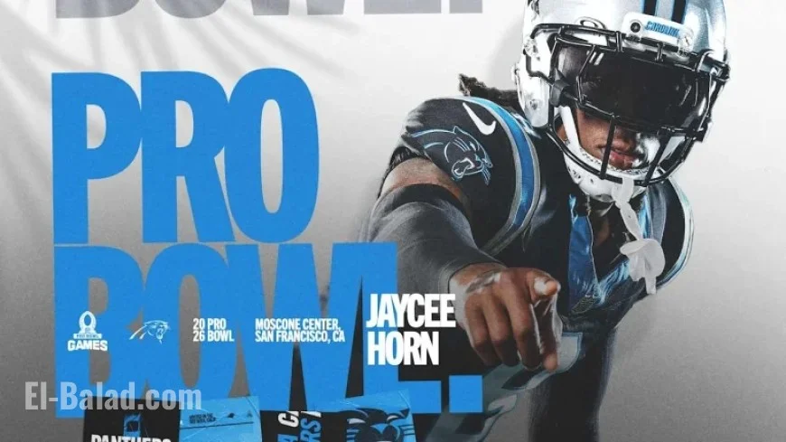 Jaycee Horn Selected for 2026 Pro Bowl Games