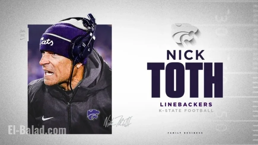 K-State Appoints Nick Toth as Linebackers Coach