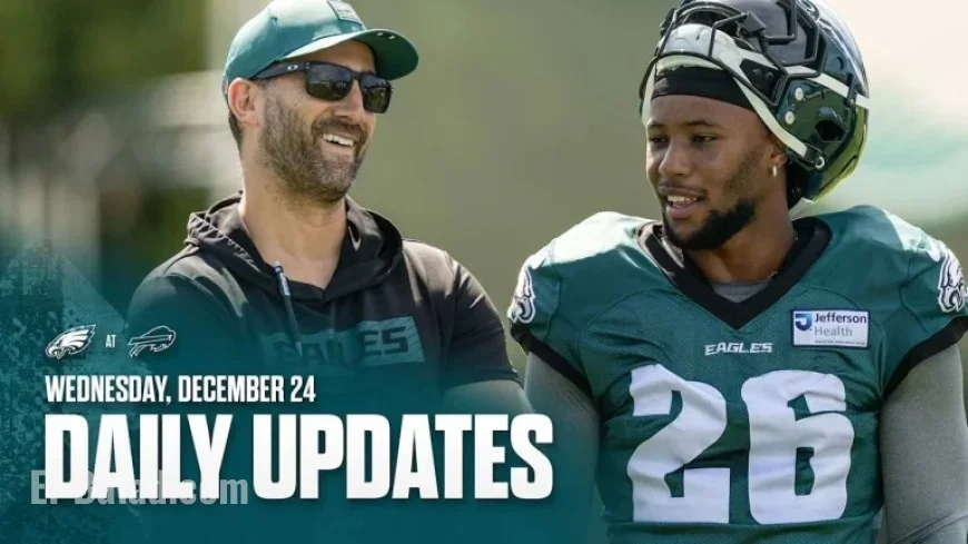 Saquon Barkley Hails Nick Sirianni as NFL’s Top Coach | Eagles vs. Bills Updates