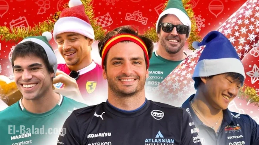 F1 Drivers Exchange Heartfelt Christmas Gifts in Video Reveal