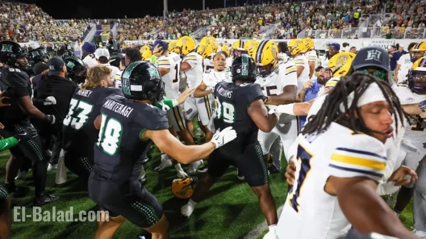 Christmas Eve Bowl Game Erupts in Massive College Football Brawl