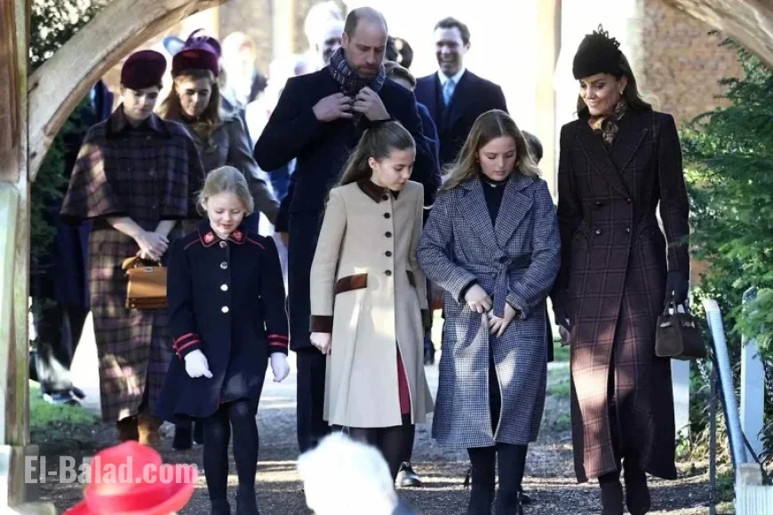 Princess Charlotte Leads Royal Family Cousins in Christmas Walk