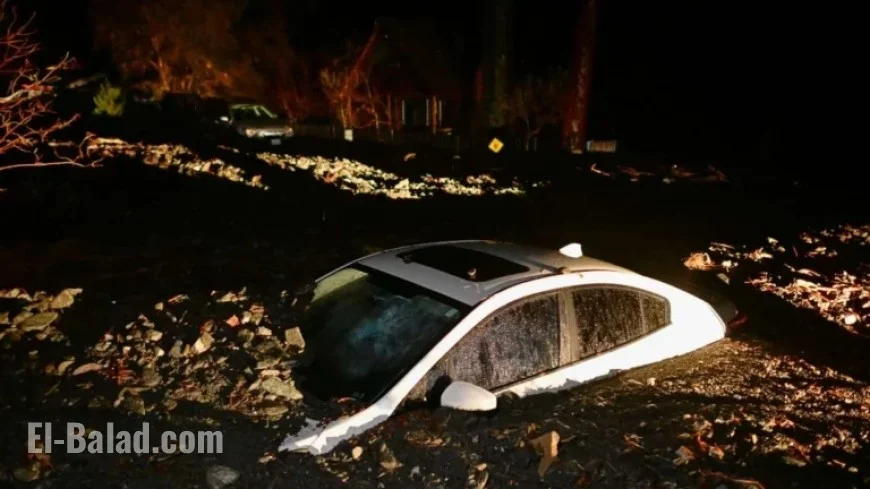 Storm Threatens Southern California with Mudslides and High Surf