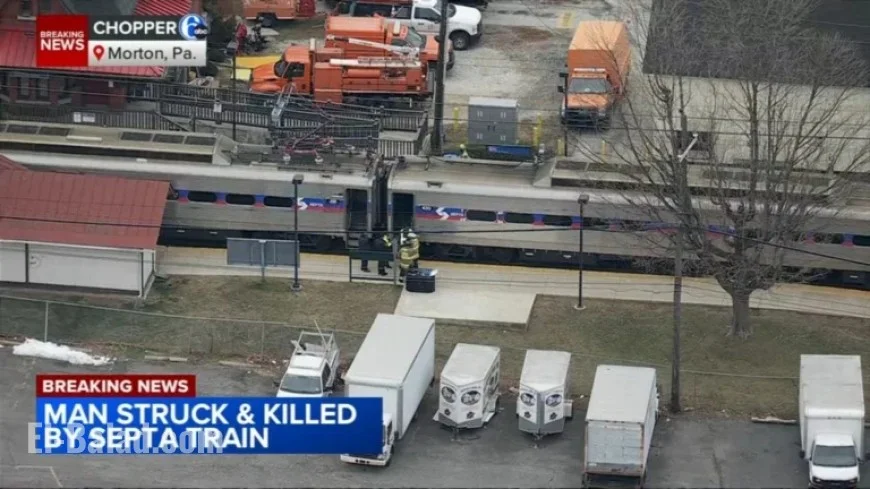 SEPTA Train Kills Man Near Morton Station in Delaware County