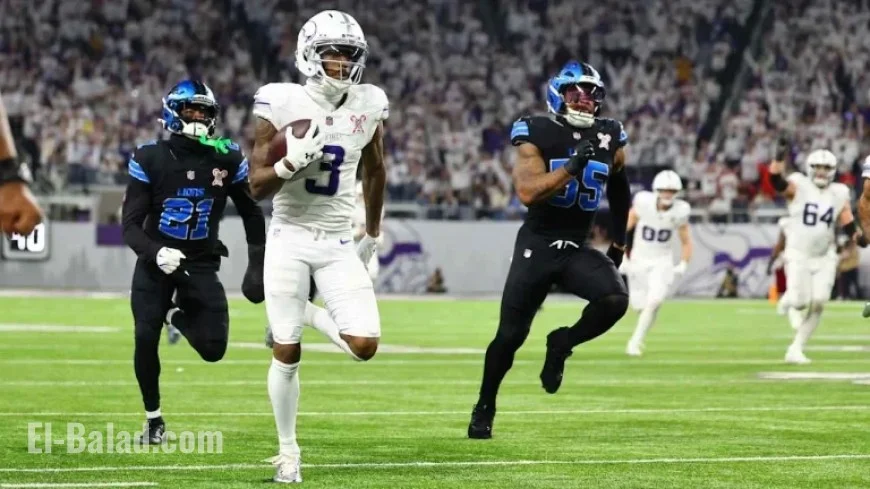 Jordan Addison Thrills with Spectacular End Zone Performance