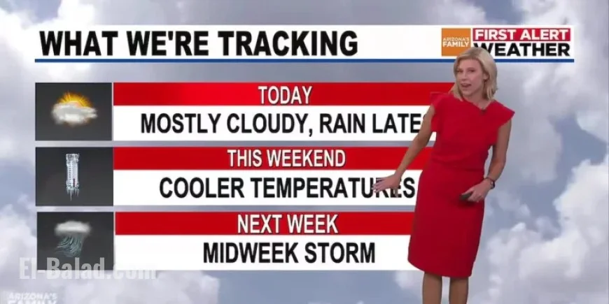 Cooler Weather Expected as Storms Approach Arizona