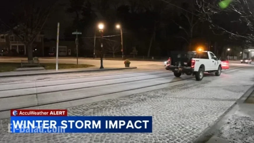 Philadelphia Prepares: Residents Stock Up as Sleet and Snow Blanket City