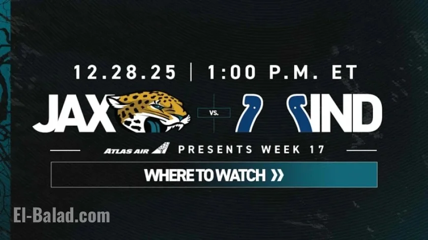 Watch Week 17: Jacksonville Jaguars vs. Indianapolis Colts Live