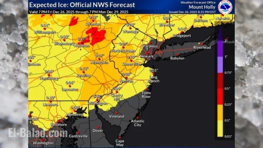 Ice Poses Major Risk in Tonight’s N.J. Winter Storm; Snowfall Reduced