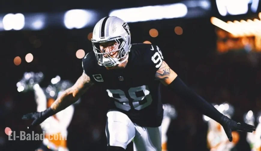 Maxx Crosby Departs Raiders Facility After Shutdown Request