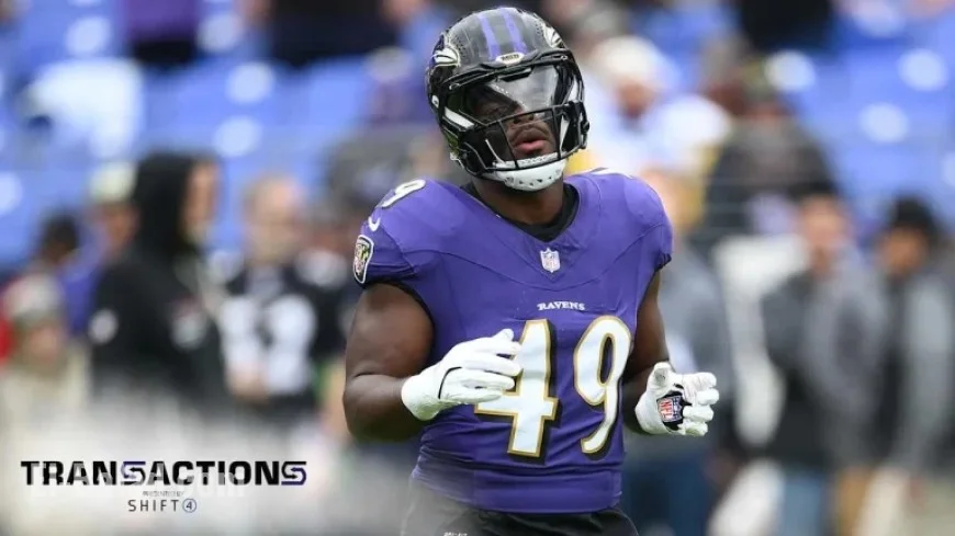 Ravens Promote Jay Higgins IV to Active Roster from Injured Reserve