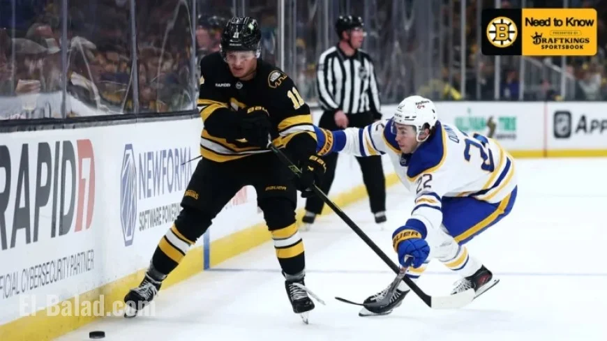 Bruins Face Sabres: Key Details You Should Know