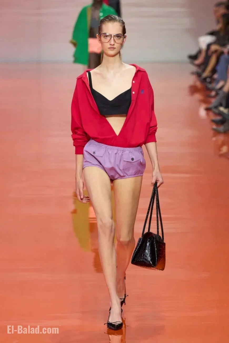 Maya Hawke Highlights Uncovered Details of Prada Show