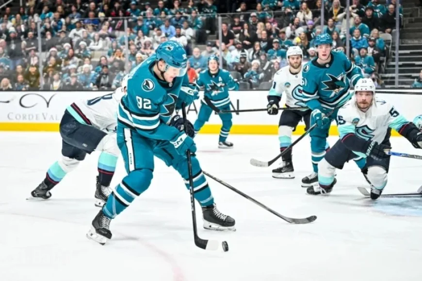 Chernyshov Nets First NHL Goal as Sharks Break Losing Streak vs. Canucks