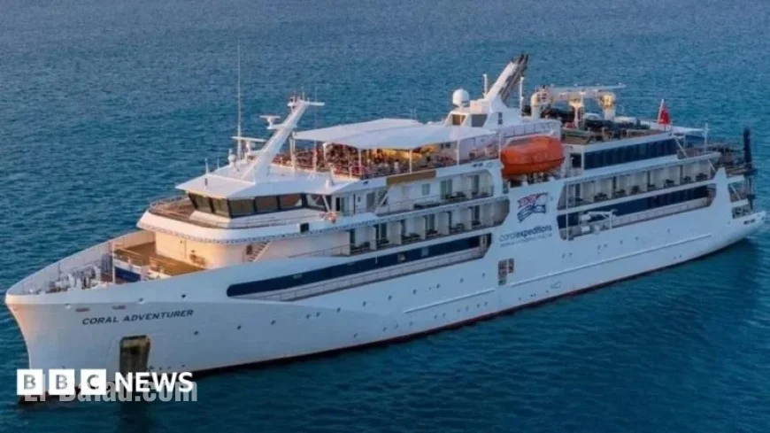 Cruise Ship Strikes Reef on Maiden Voyage After Island Incident