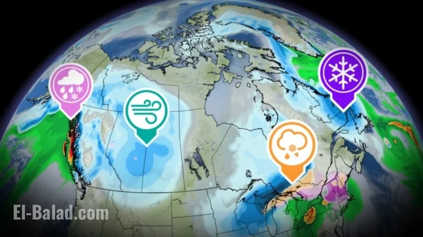 Western Storms Sweep Across: Snow, Gusts, and Ice