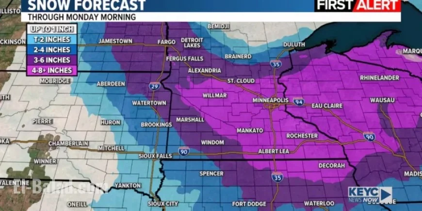 Severe Winter Storm Expected from Today to Monday Morning