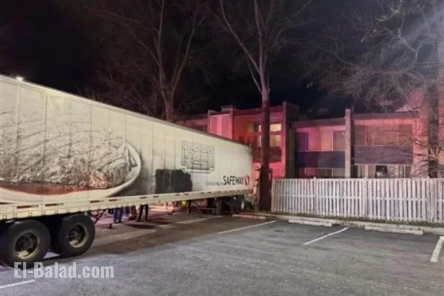 Tractor-Trailer Crashes Through Fence, Nearly Hits Rockville Apartment Building