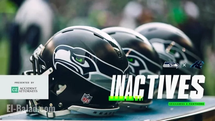 Seahawks vs. Panthers: Week 17 Inactive Players List