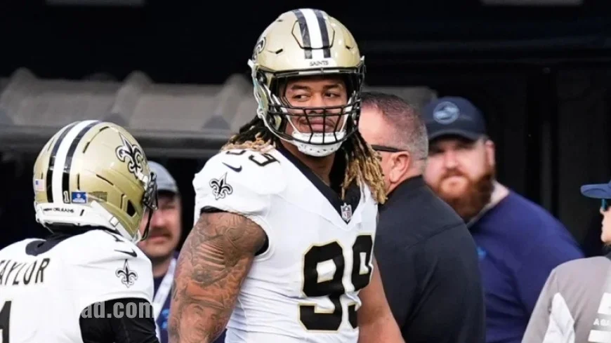 Saints Star Steals Ball from Titans Rookie QB for Touchdown