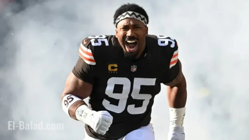 Myles Garrett Sets Record: Highlights, Stats from Browns vs. Steelers
