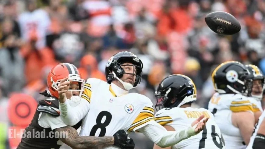 Browns Defeat Steelers 13-6, Boost Ravens’ AFC North Title Hopes
