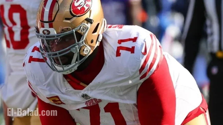 49ers’ LT Williams Injured on First Offensive Play