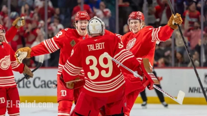 Edvinsson’s OT Goal Secures Red Wings’ Victory Over Maple Leafs