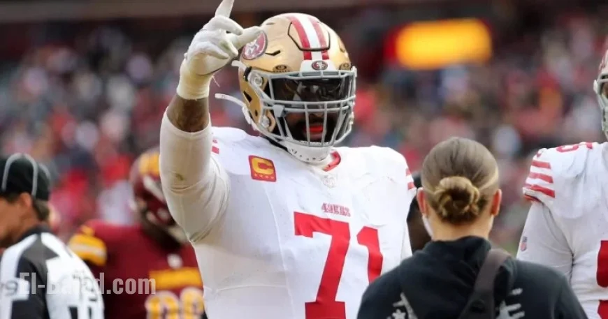 49ers’ OL Williams Suffers Injury in First Half Against Bears