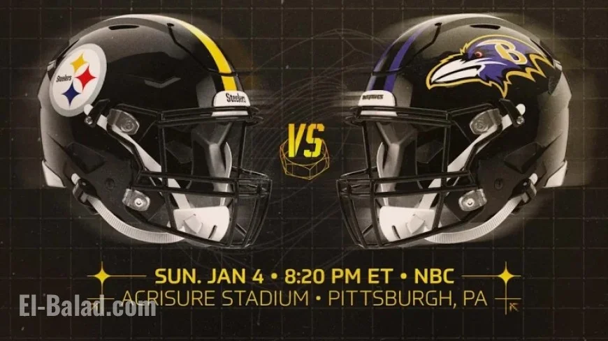 Steelers vs. Ravens: Week 18 Game Time Revealed